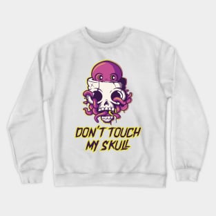 Colorful Octopus on Skull Gift Crewneck Sweatshirt